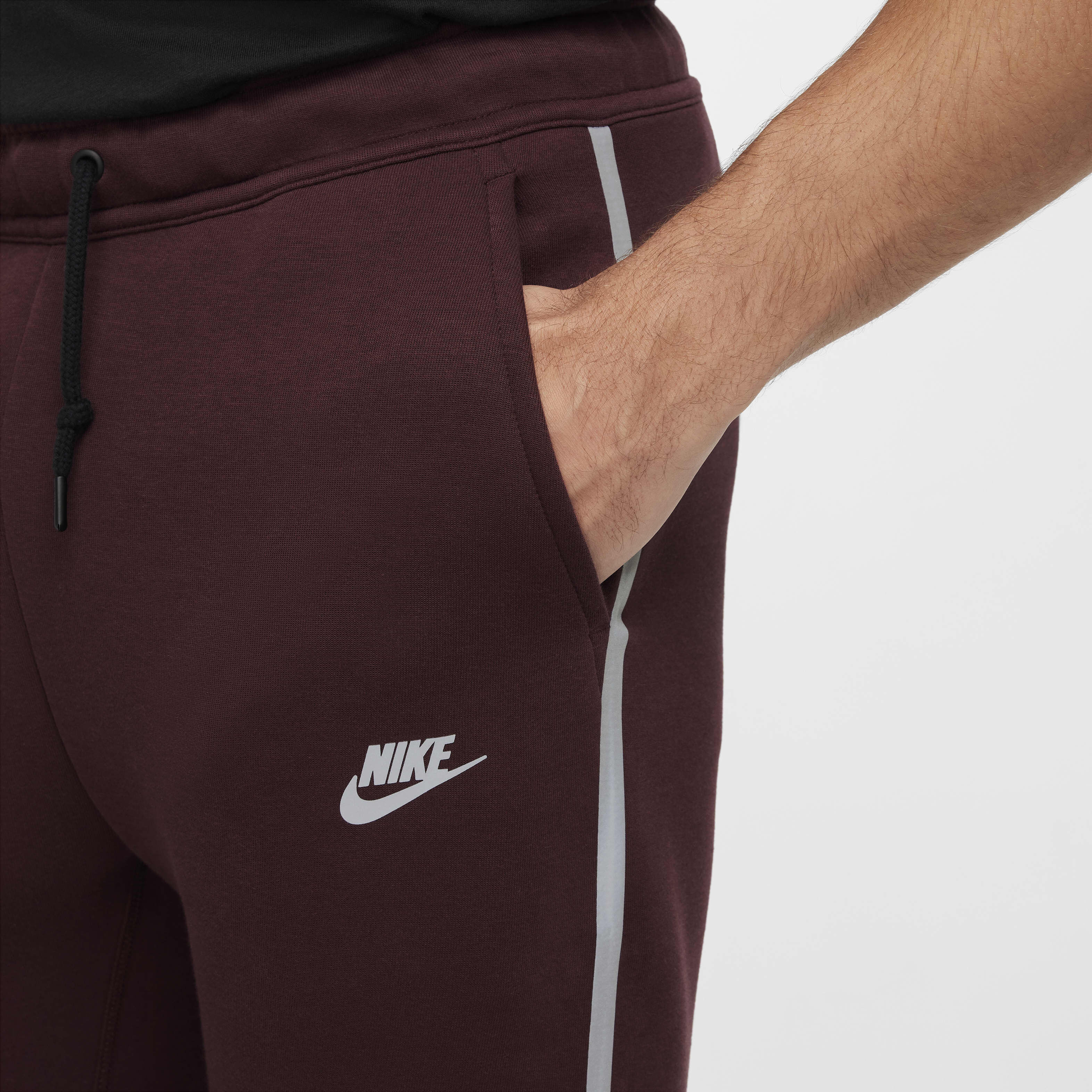 Nike sweatpants maroon sale