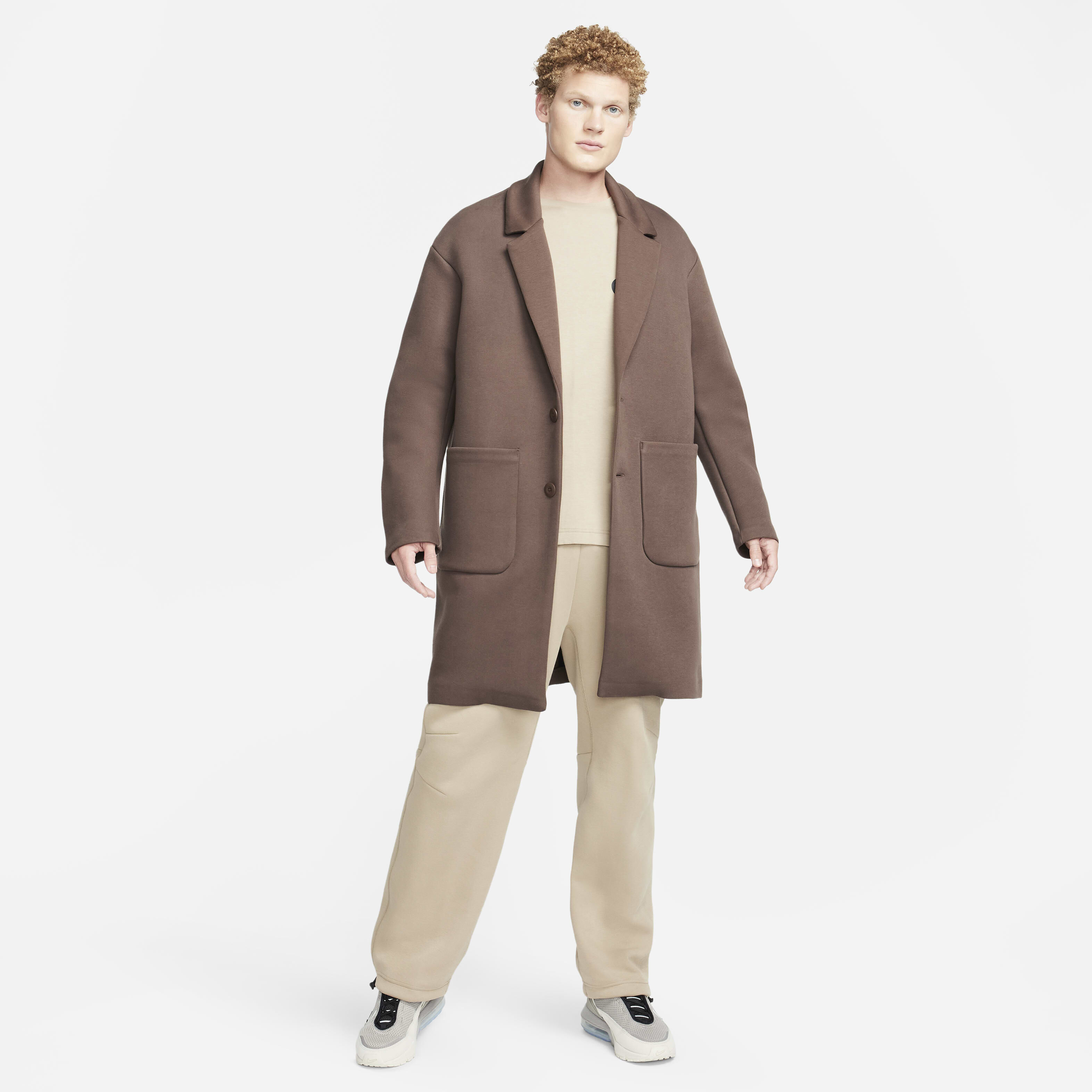 Buy Nike Sportswear Tech Fleece Re Imagined Men s Loose Fit Trench Coat Nike UAE Official