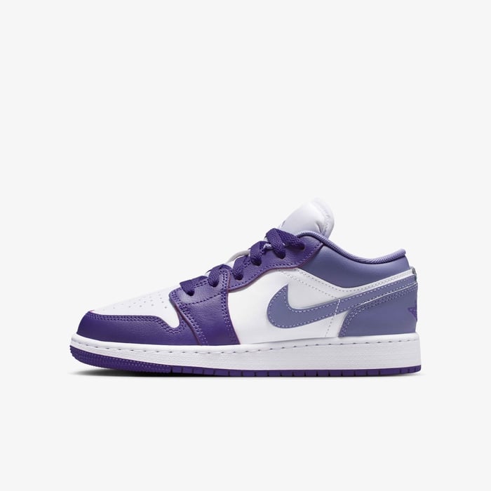 Buy Air Jordan Low Older Kids' Shoes Court Purple/White/Dusty