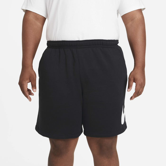 Buy Nike Sportswear Club Men's Graphic Shorts Black/White/White