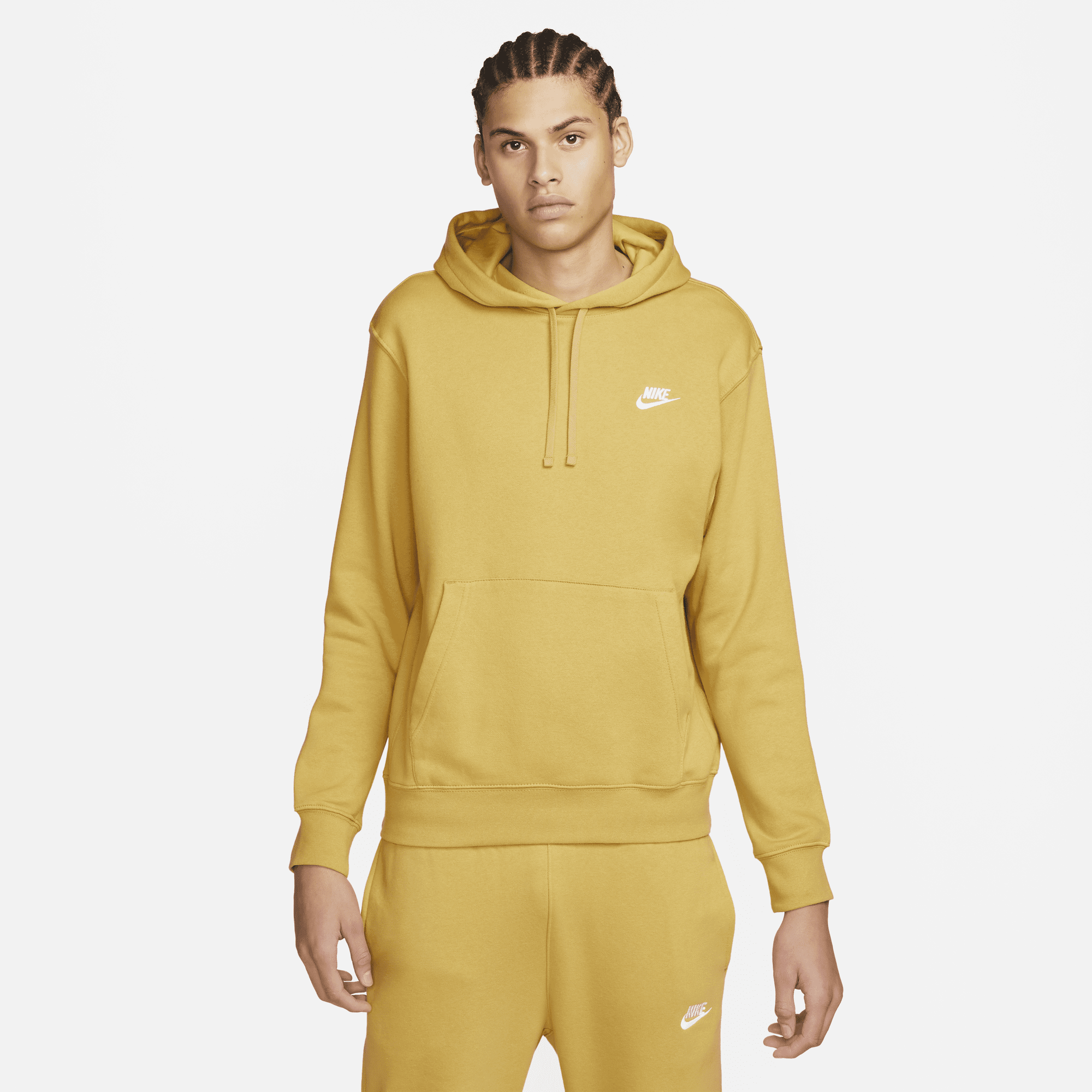 Wheat nike top hoodie