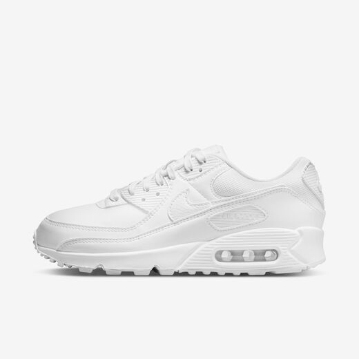 Triple White-Nike, Nike Air Max 90, Women's Shoes