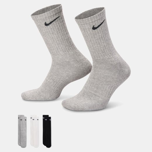 Socks-Nike, Nike Everyday Cushioned, Training Crew Socks (6 Pairs)