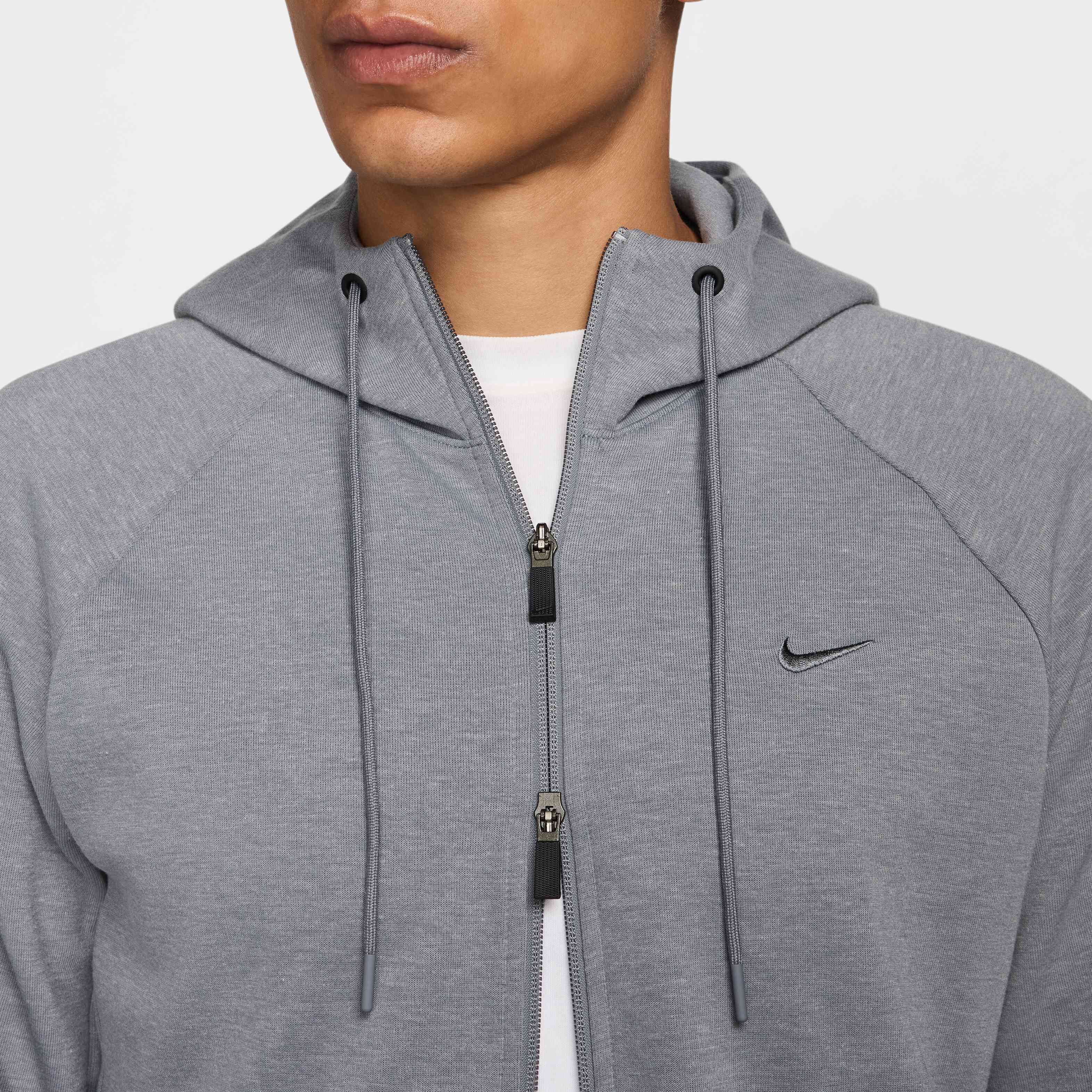 Buy Nike Primary Fleece Men's Dri-FIT UV Full-Zip Performance Hoodie - Cool  Grey/Heather/Cool Grey | Nike UAE Official