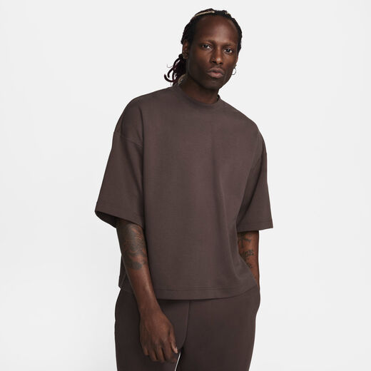 Hoodies & Sweatshirts-Nike, Nike Sportswear Tech Fleece Re-Imagined, Men's Oversized Short-Sleeve Sweatshirt