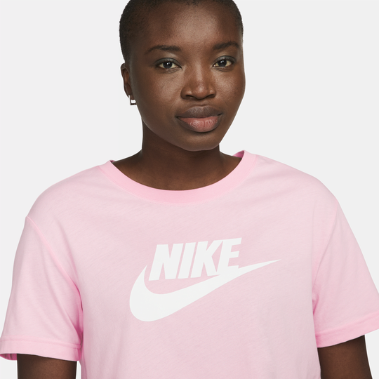 Shop Sportswear Essential Women s Cropped Logo T Shirt Nike UAE