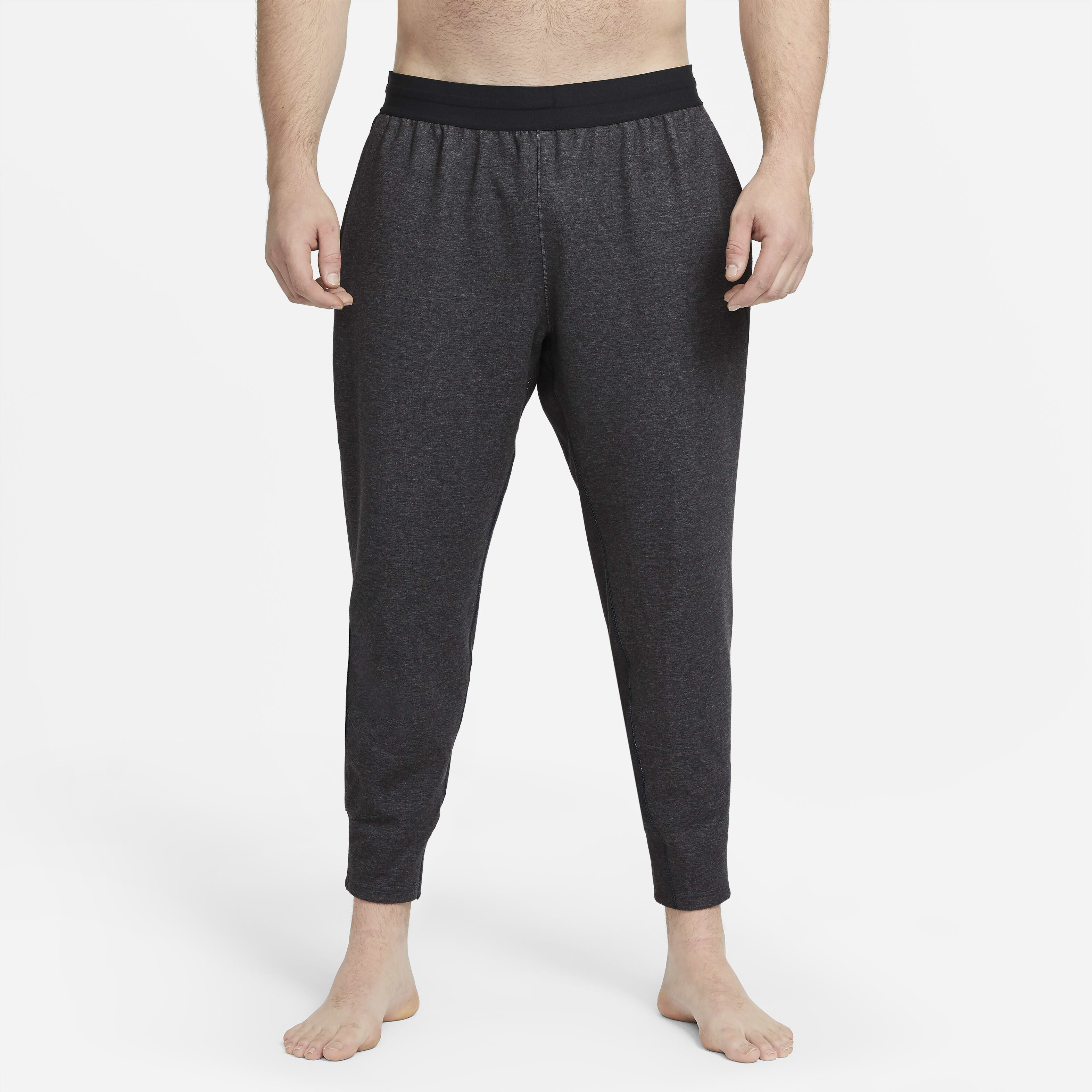 Nike yoga joggers in grey hotsell