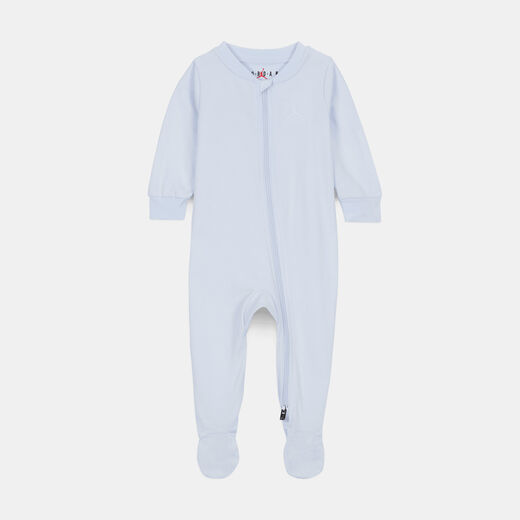 Jordan Cream & Blue-JRDN, Jordan, Baby (0-9M) Jumpman Footed Coverall