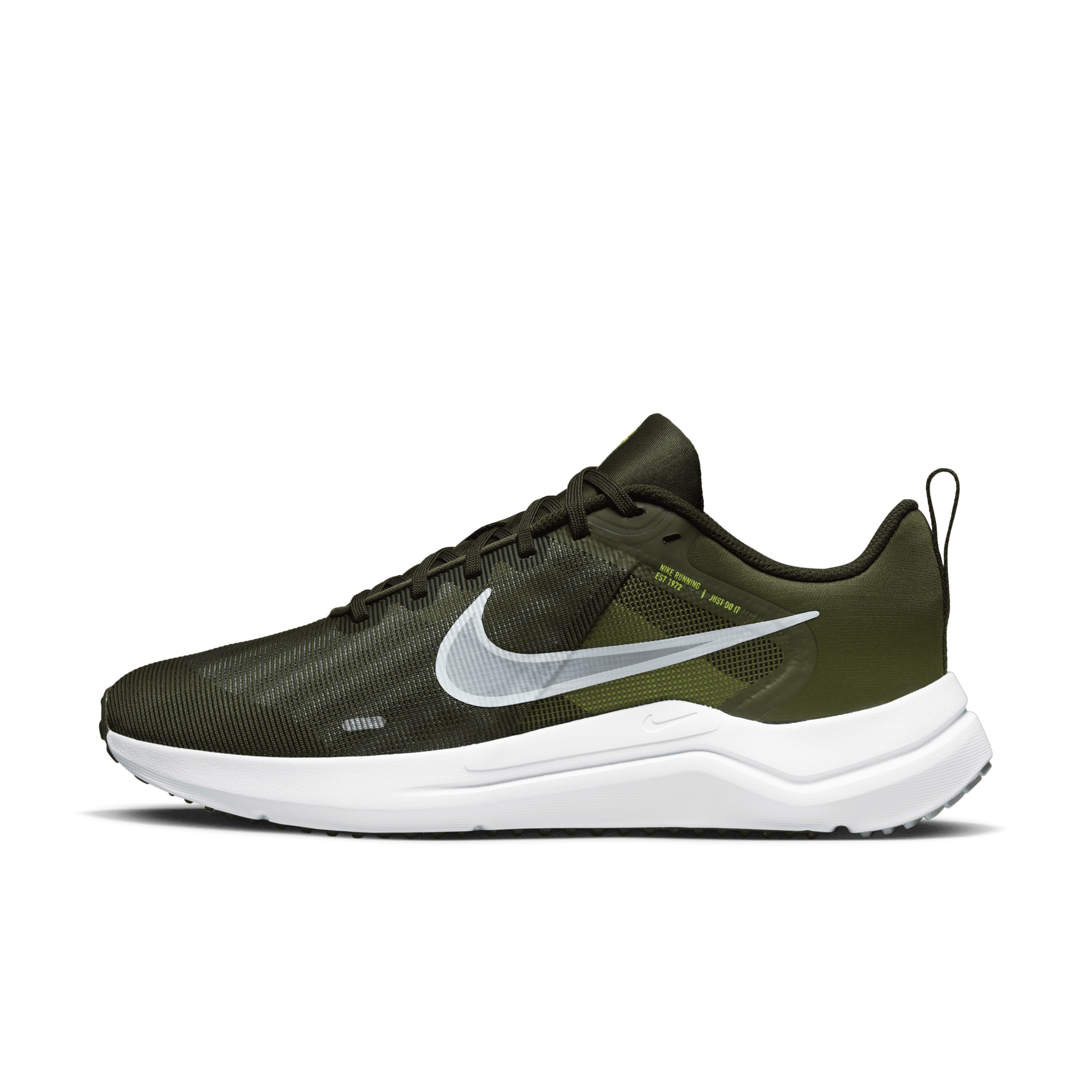 Green nike cheap running shoes