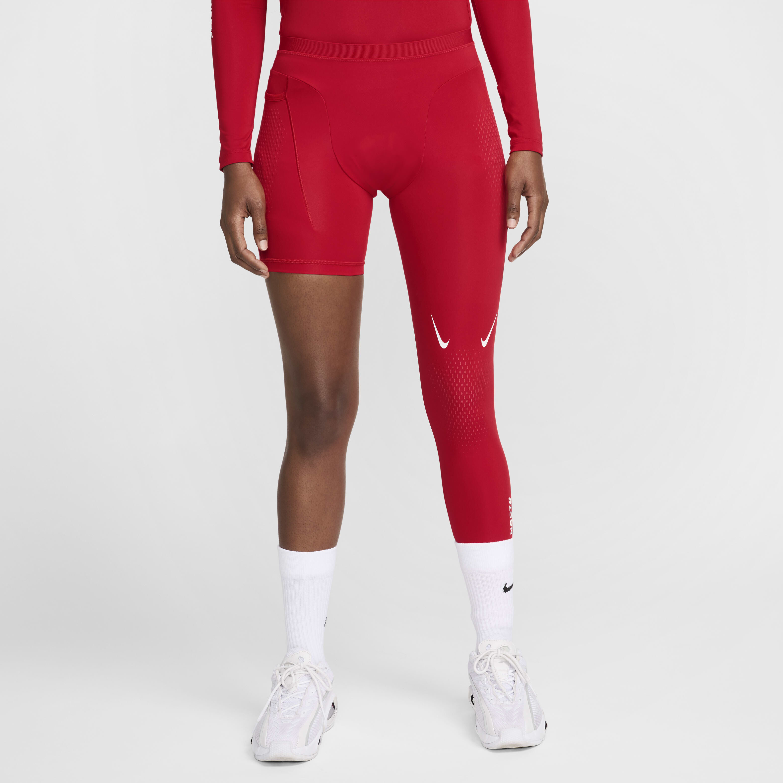 Nike x NOCTA Single Left Leg Tights Black Men's - SS24 - US
