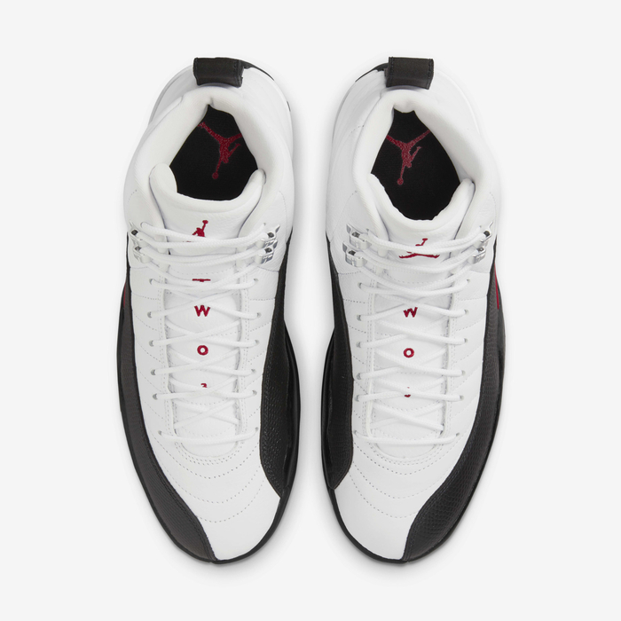 Buy Air Jordan 12 Retro Men's Shoes White/Black/Gym Red Nike UAE