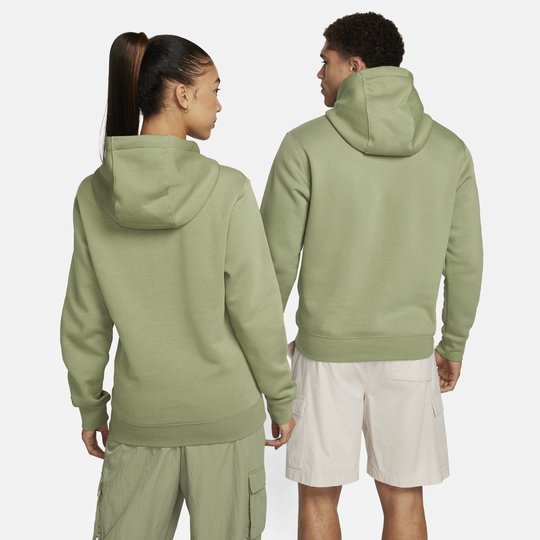 Olive green nike hoodie deals