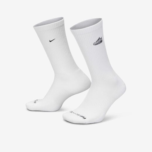 Men's Socks Sale-Nike, Nike Everyday Plus Cushioned, Crew Socks (1 Pair)