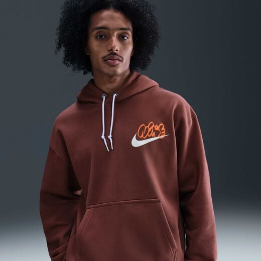 Men's Hoodies & Sweatshirts-Nike, Nike Solo Swoosh, Men's Fleece Hoodie Men's Hoodies & Sweatshirts-Nike, Nike Solo Swoosh, Men's Fleece Hoodie