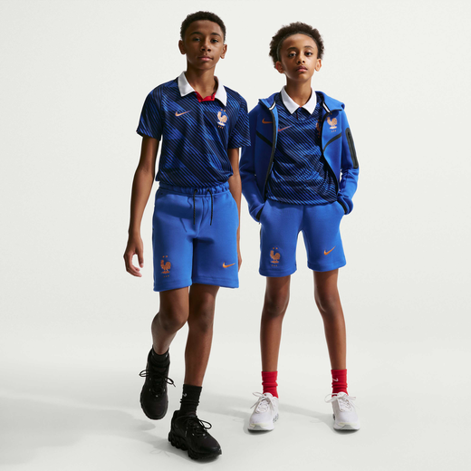 France-Nike, FFF Tech Fleece, Older Kids' (Boys') Nike Football Shorts