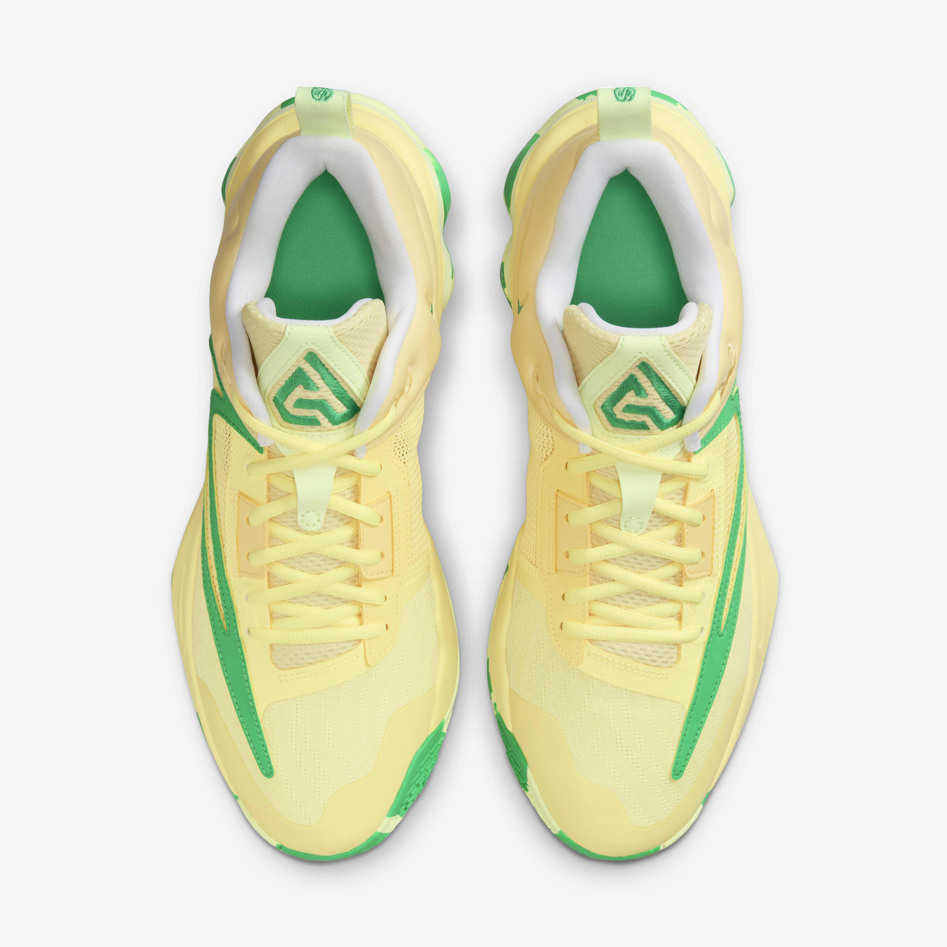 Yellow basketball shoes nike on sale