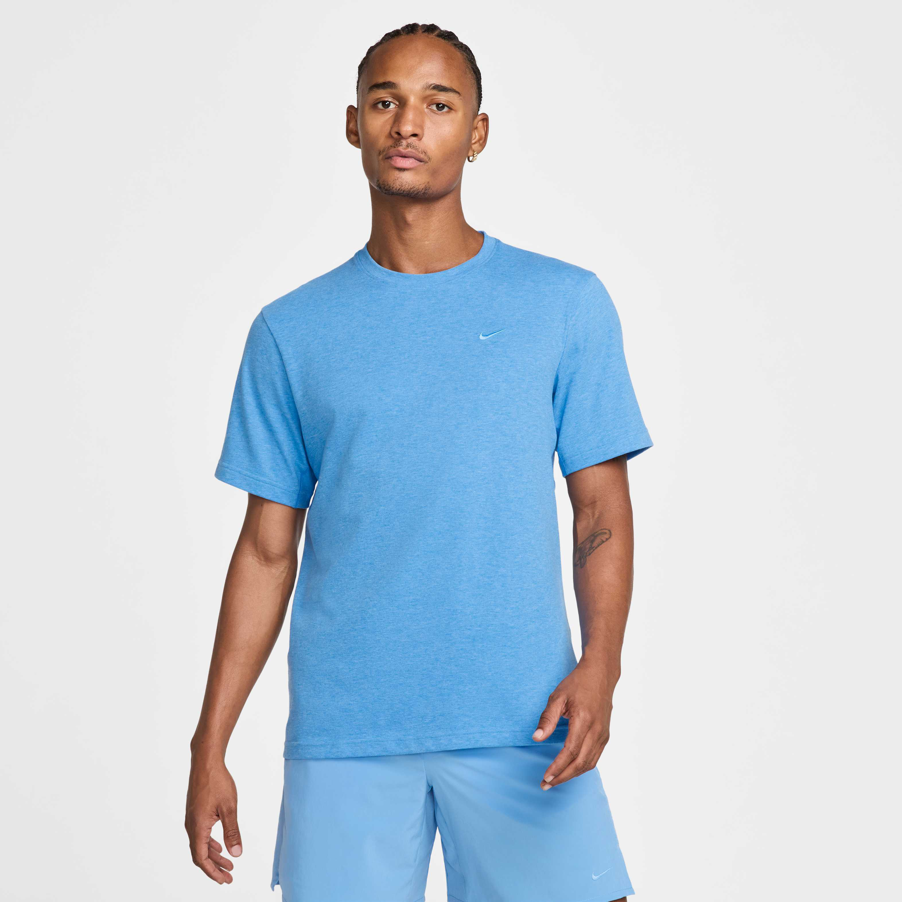 Nike DRI-FIT サッカーシャツ 青 - メルカリ