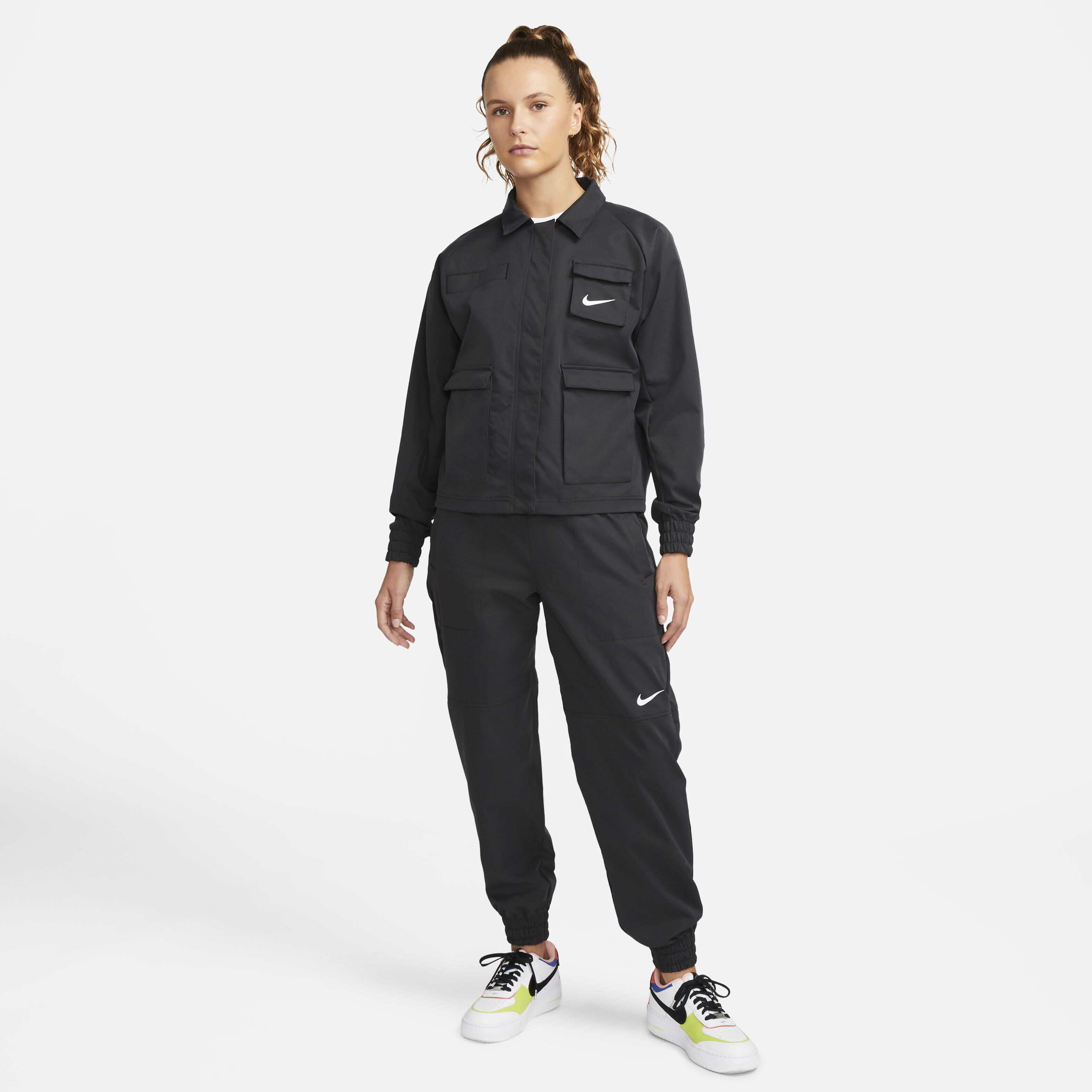 Buy Nike Sportswear Swoosh Women s Woven Jacket Nike UAE Official