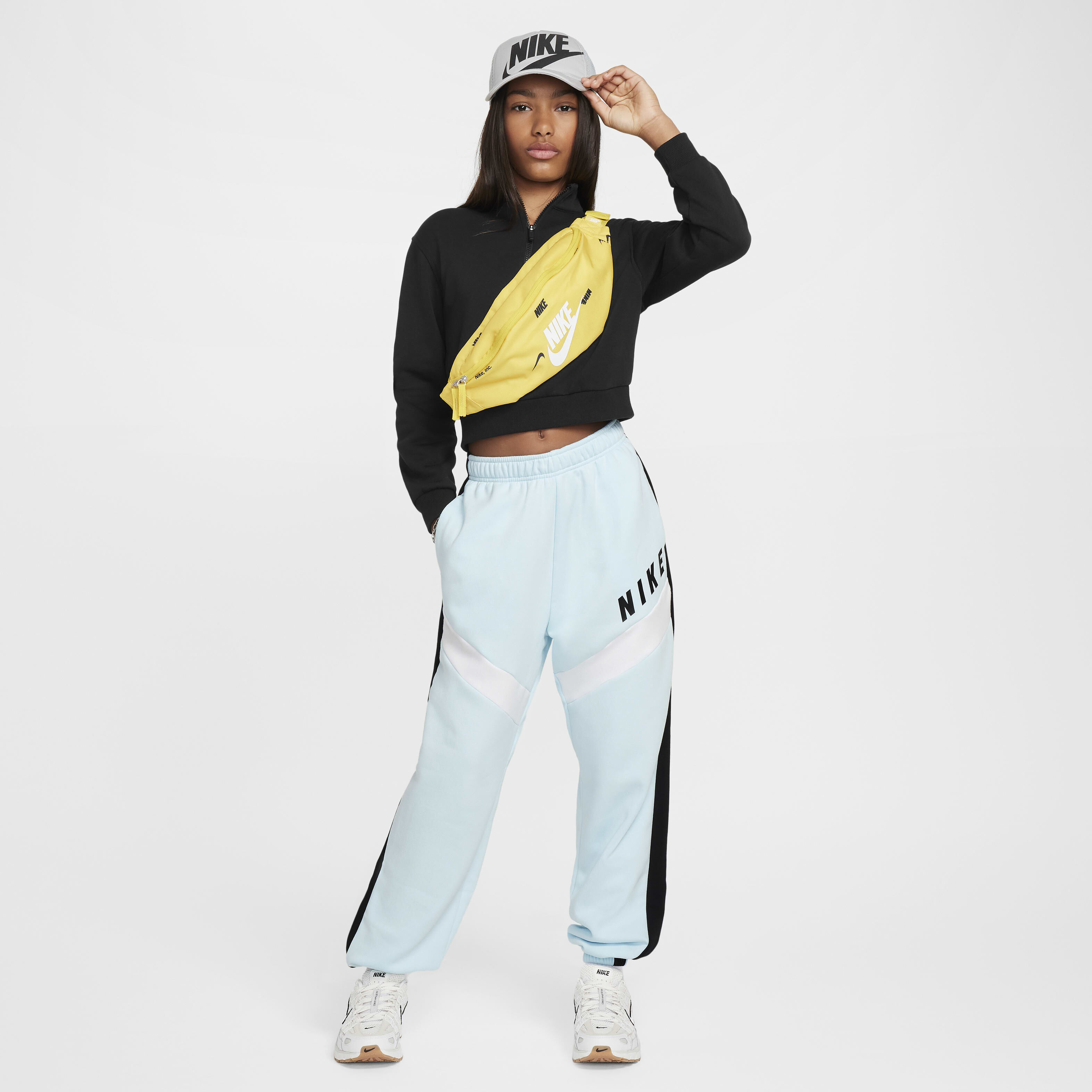 Buy Nike Sportswear Older Kids Girls Oversized Fleece Joggers Nike UAE Official