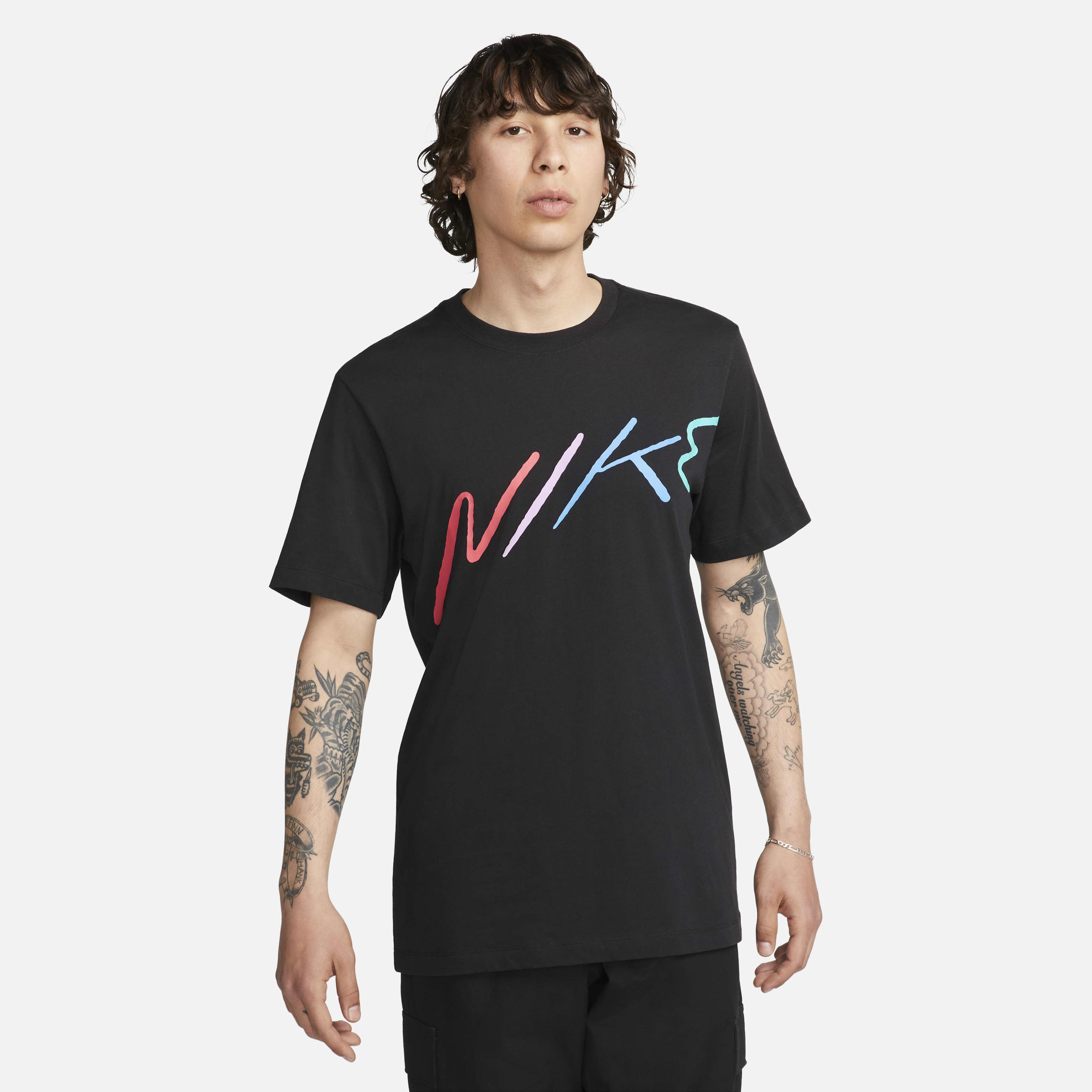 Buy Nike Sportswear Club Men's T-Shirt - Black | Nike UAE