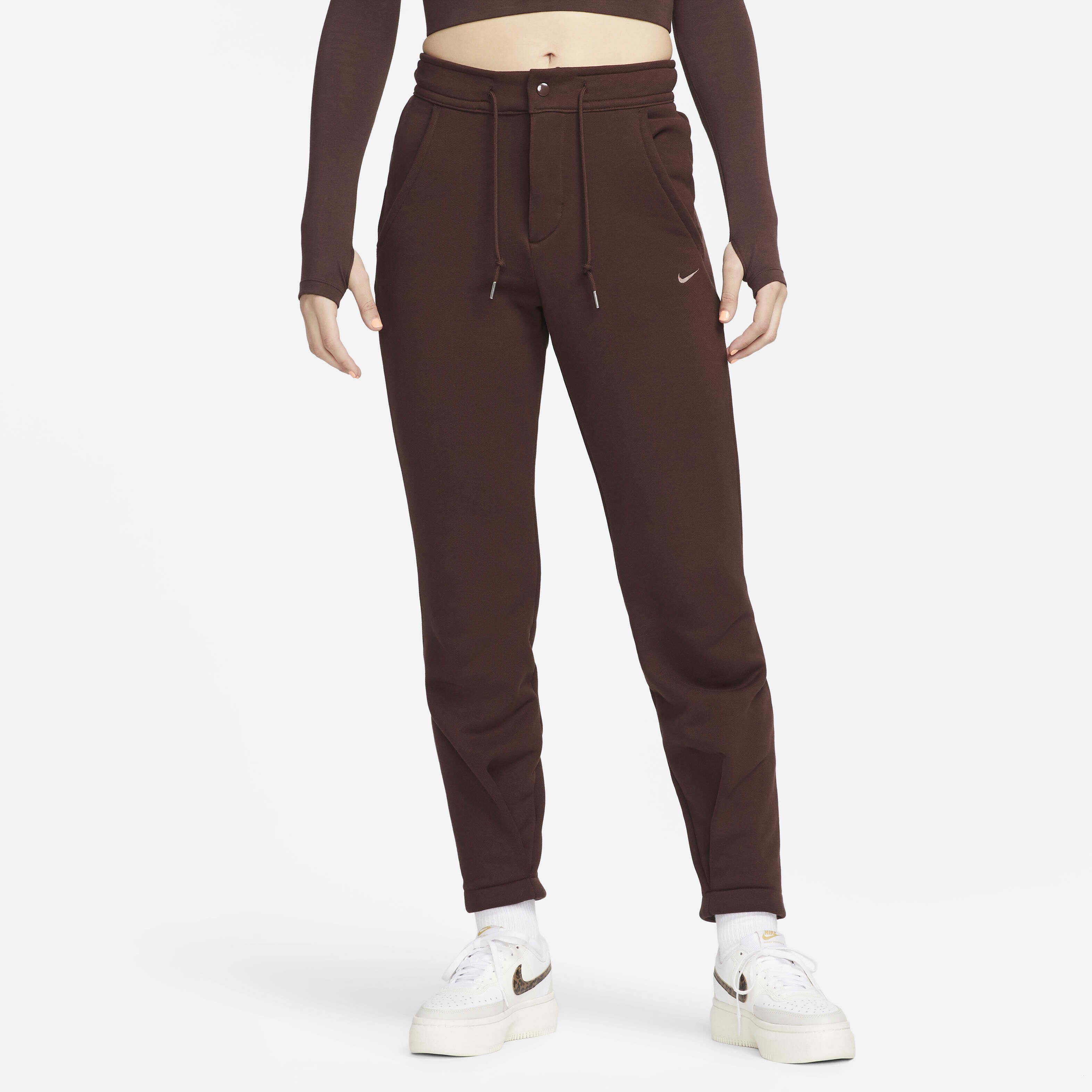 Buy Nike Sportswear Modern Fleece Women s High Waisted French Terry Trousers Nike UAE Official