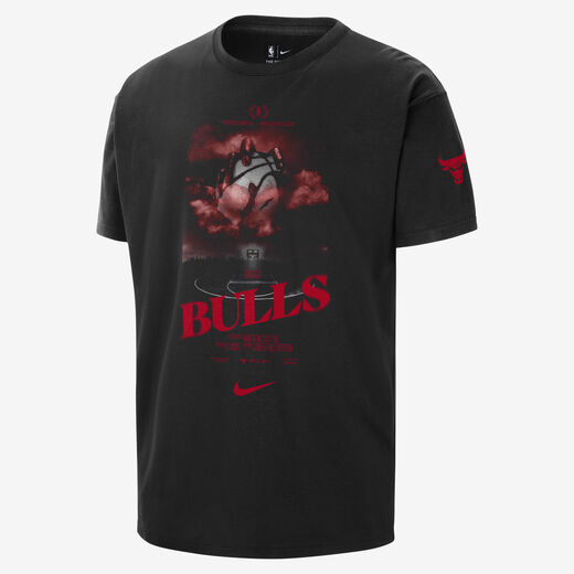 Mens-Nike, Chicago Bulls Courtside, Men's Nike NBA T-Shirt