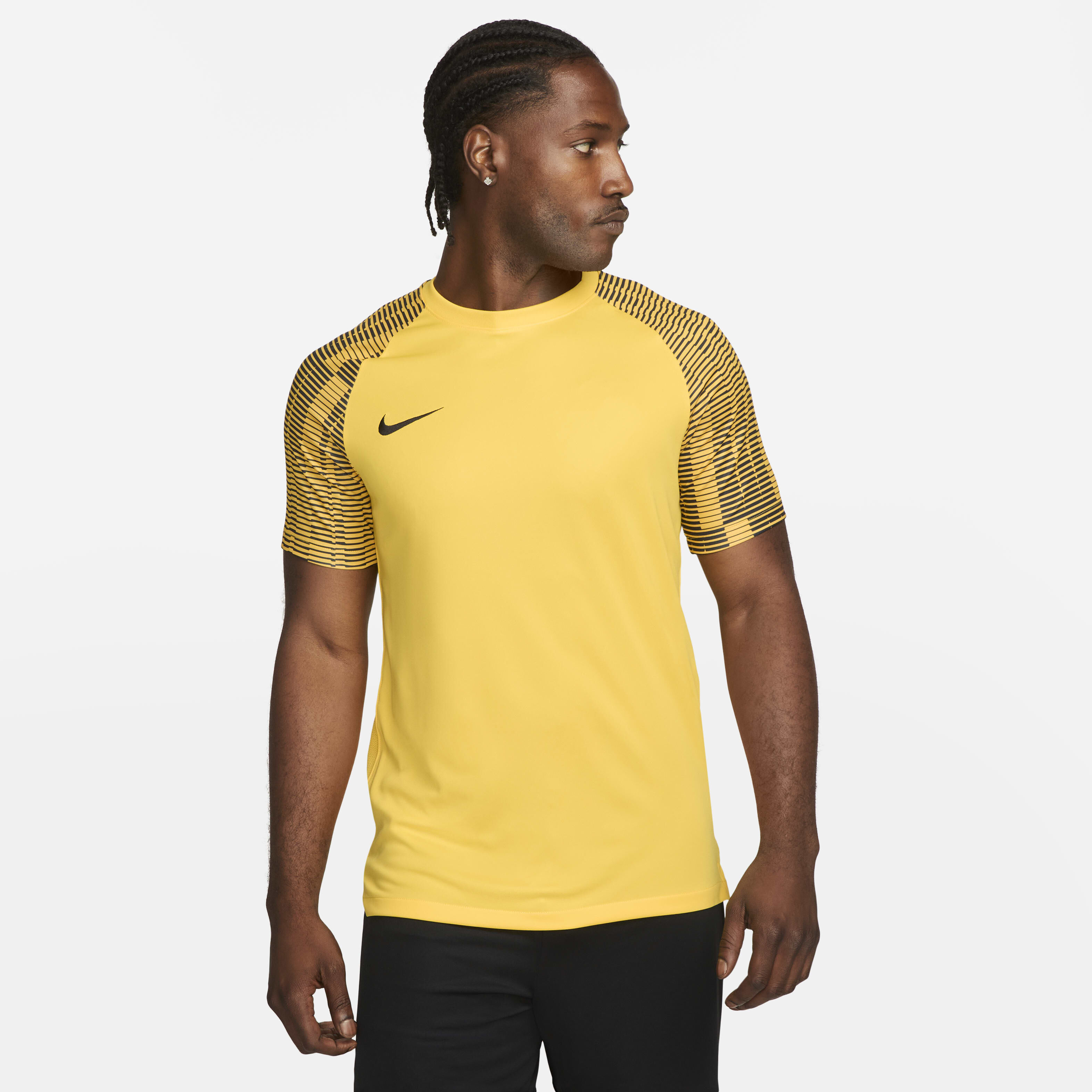 Yellow nike dri fit best sale