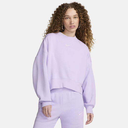 Hoodies & Sweatshirts-Nike, Nike Sportswear Phoenix Fleece, Women's Over-Oversized Crew-Neck Sweatshirt