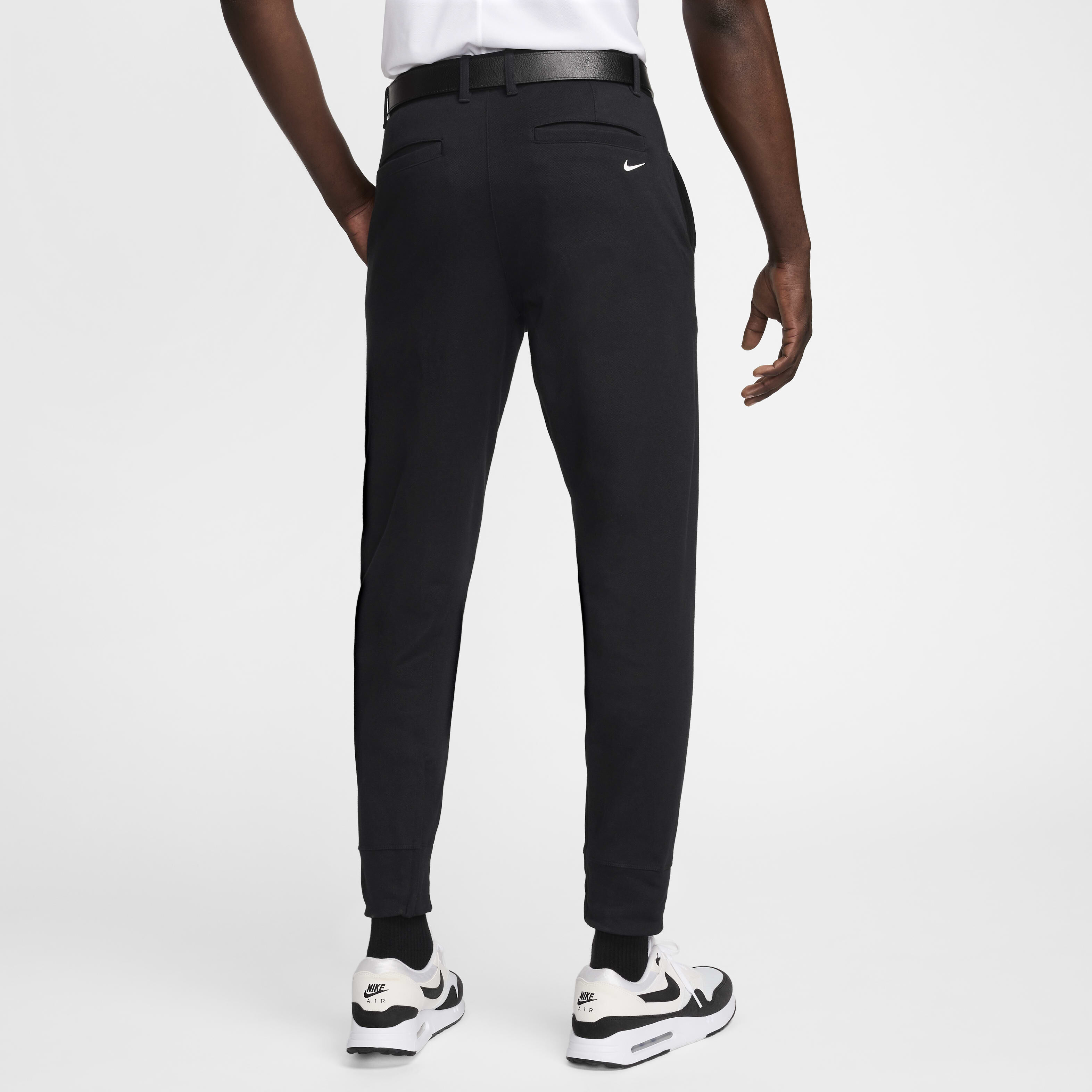 Mens black nike air joggers hotsell