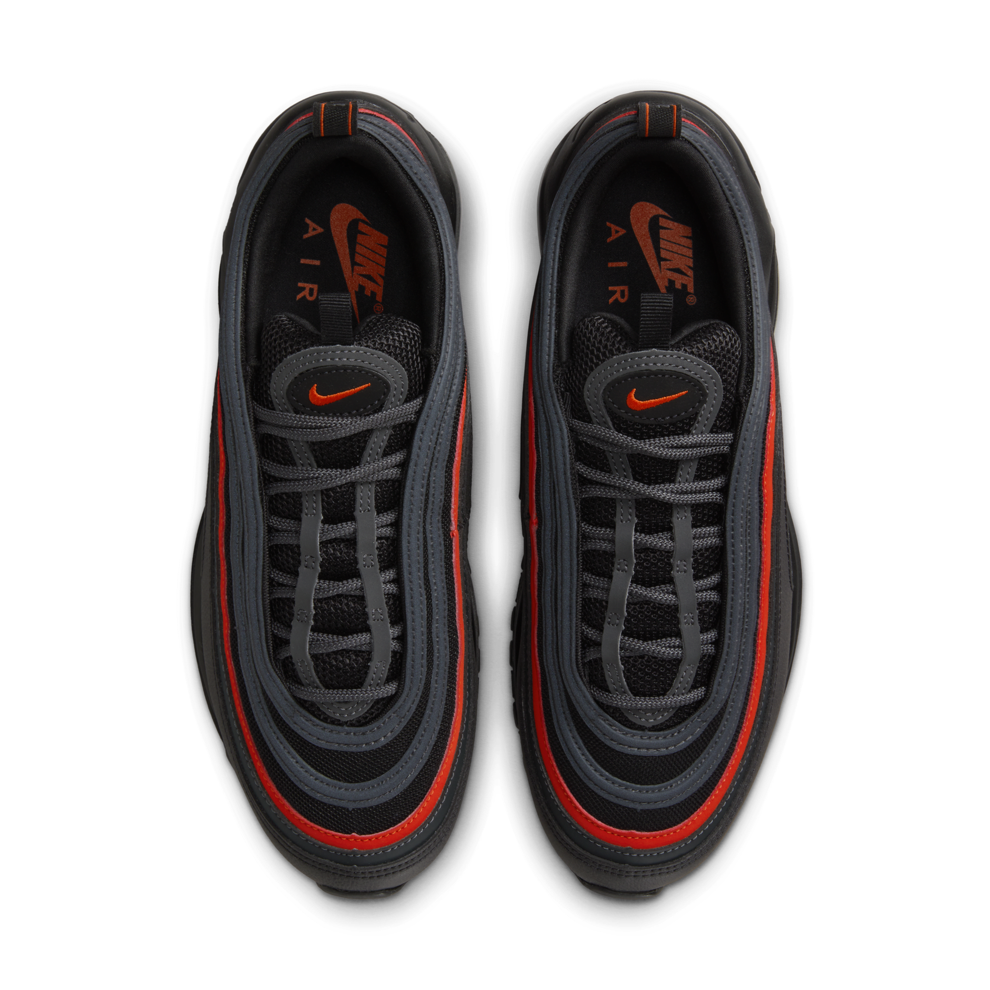 Air max 97 black red and silver discount