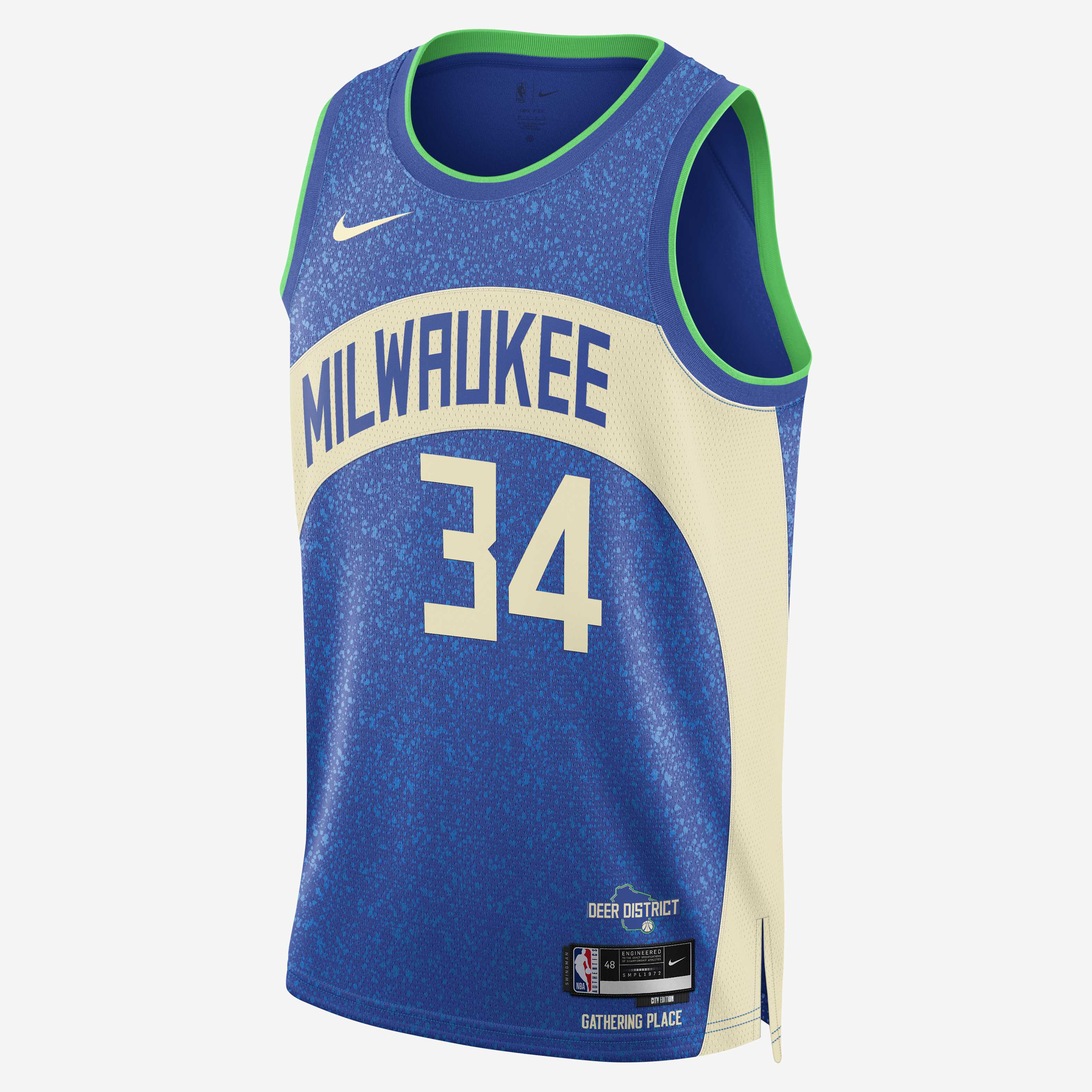 Giannis Antetokounmpo Milwaukee Bucks City Edition 2023/24 image number 0