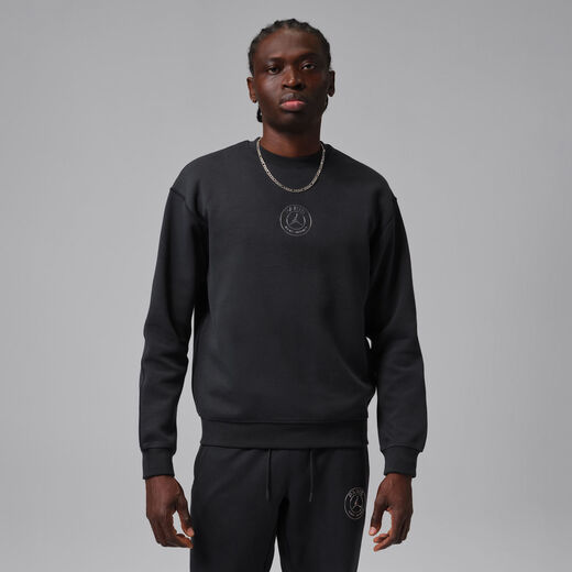 Paris Saint-Germain-Nike, Paris Saint-Germain Hoop Fleece, Men's Crew-Neck Sweatshirt