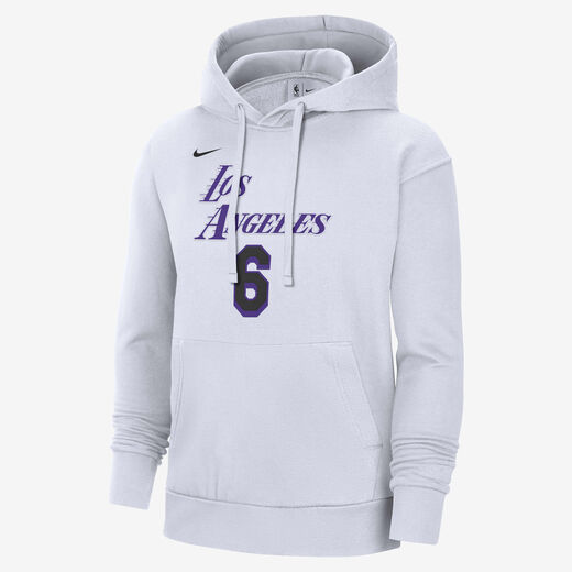 Hoodies & Sweatshirts-Nike, Los Angeles Lakers City Edition, Men's Nike NBA Fleece Pullover Hoodie