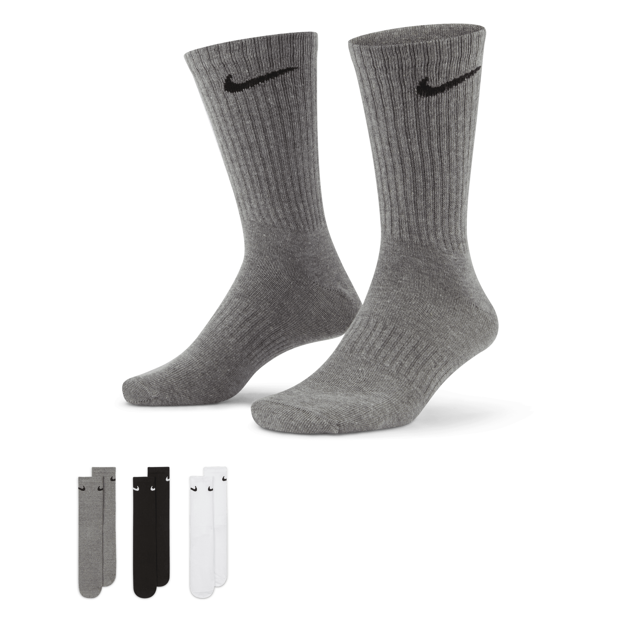 Nike socks store grey