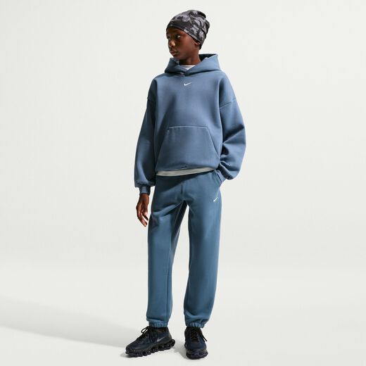 Trousers & Tights-Nike, Nike Solo Swoosh, Kids' Fleece Cuffed Basketball Pants