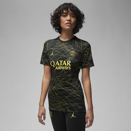 Jordan black store psg jersey