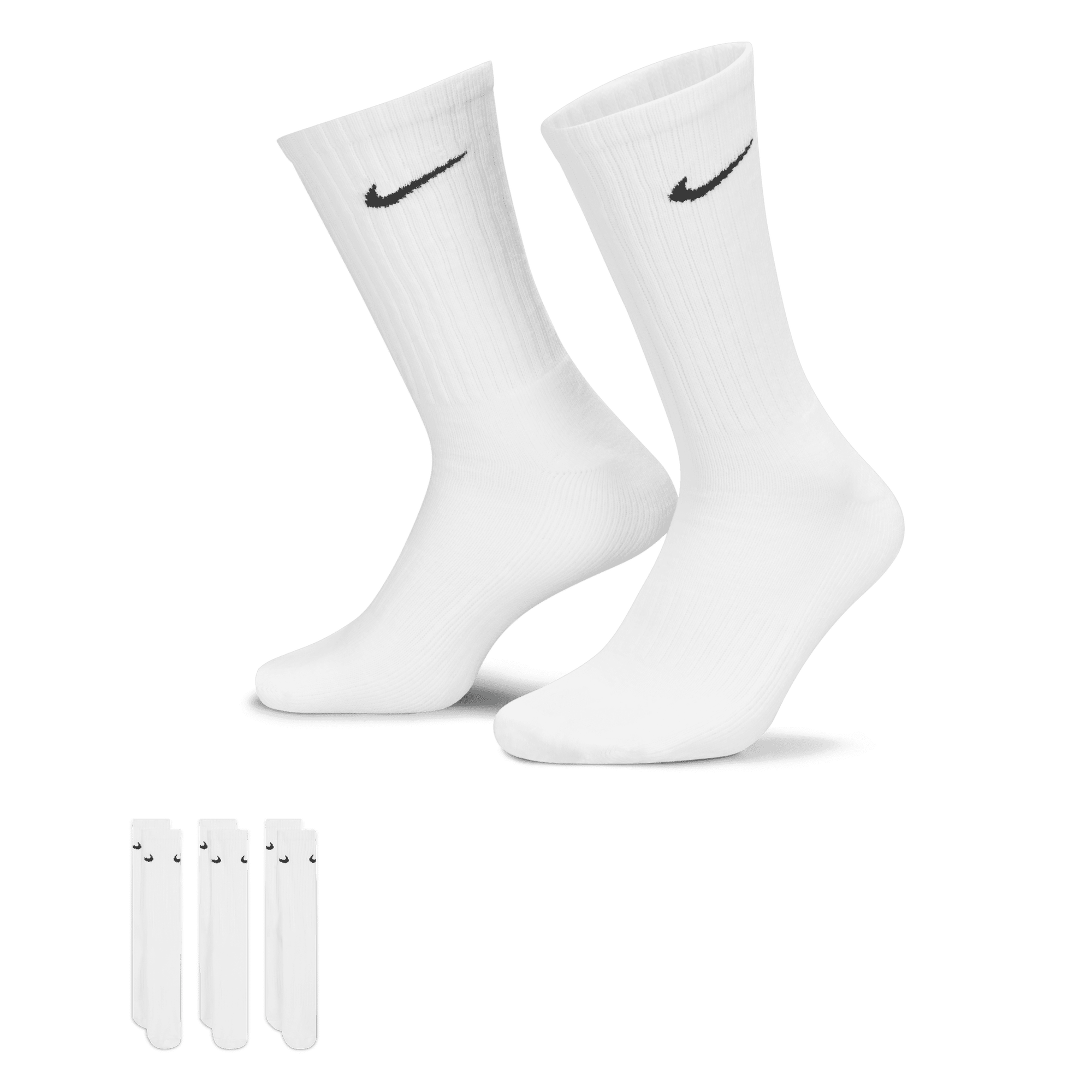 Shop Cushioned Training Crew Socks (3 Pairs) | Nike UAE