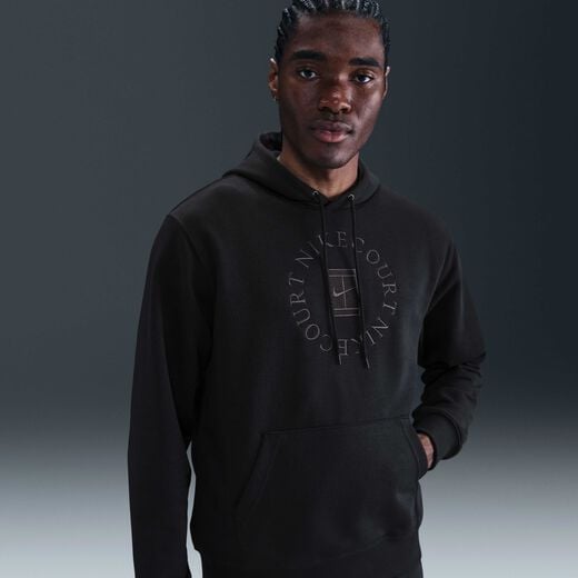 Tennis Hoodies & Sweatshirts-Nike, NikeCourt Heritage, Men's Dri-FIT French Terry Tennis Pullover Hoodie
