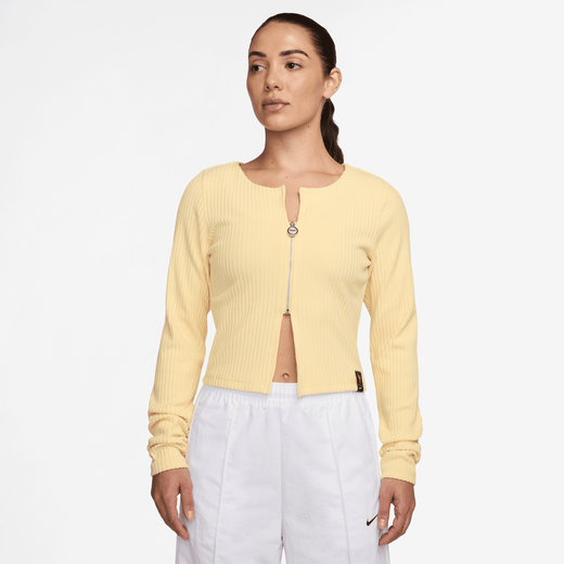 New In Women's Hoodies & Sweatshirts-Nike, FFF Chill Rib, Women's Nike Football Slim Full-Zip Cardigan