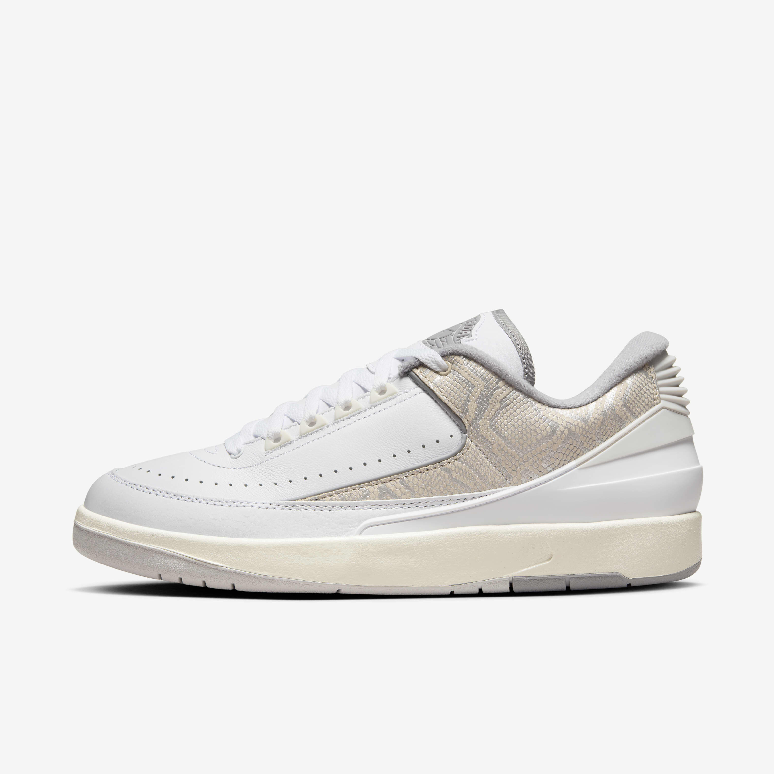 Buy Air Jordan 2 Retro Low Men s Shoes White Sand Drift Neutral Grey Cement Grey Nike UAE Official