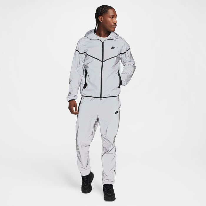 Reflective Tech Buy Nike Tech Men's Woven Reflective Design Jacket - Reflect Silver ...