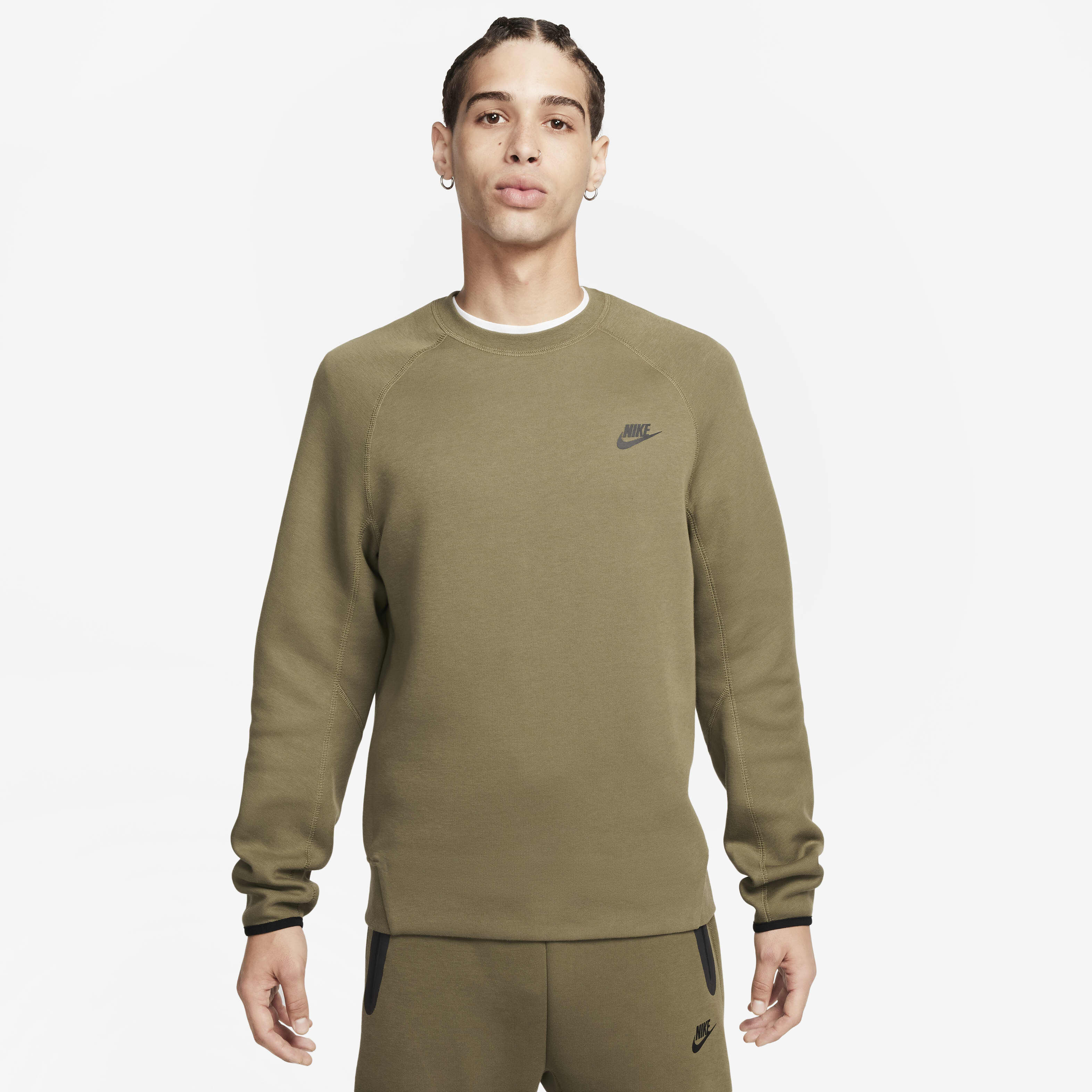 TECH SWEAT OVERSIZED CREWNECK TOP – TIME AFTER TIME