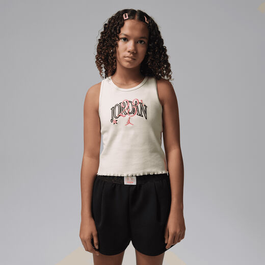 Jordan Sleeveless Tank Tops-JRDN, Jordan, Big Kids' Flower of Friendship Tank