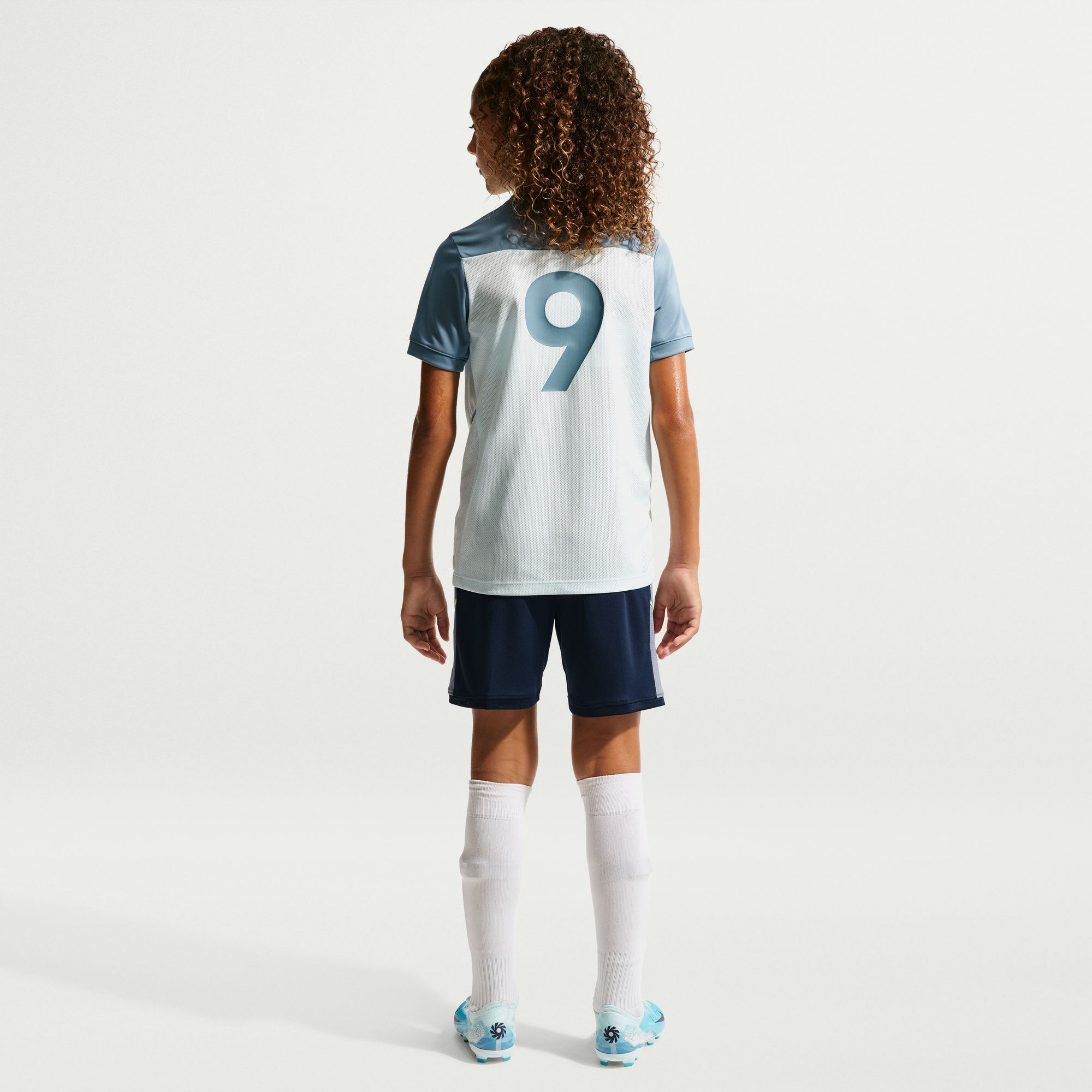 Buy Erling Haaland Academy Big Kids' Nike Dri-FIT Soccer Shorts - Blue ...