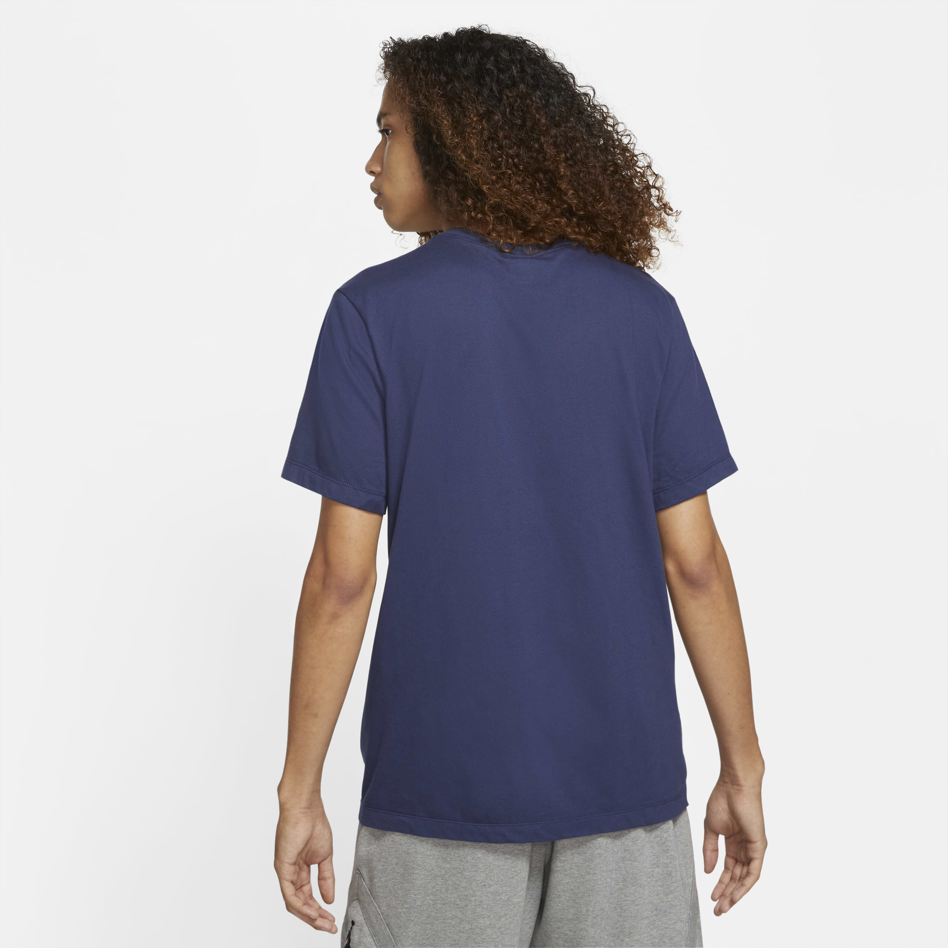 Buy Jordan Jumpman Men s Short Sleeve T Shirt Midnight Navy White Nike UAE Official