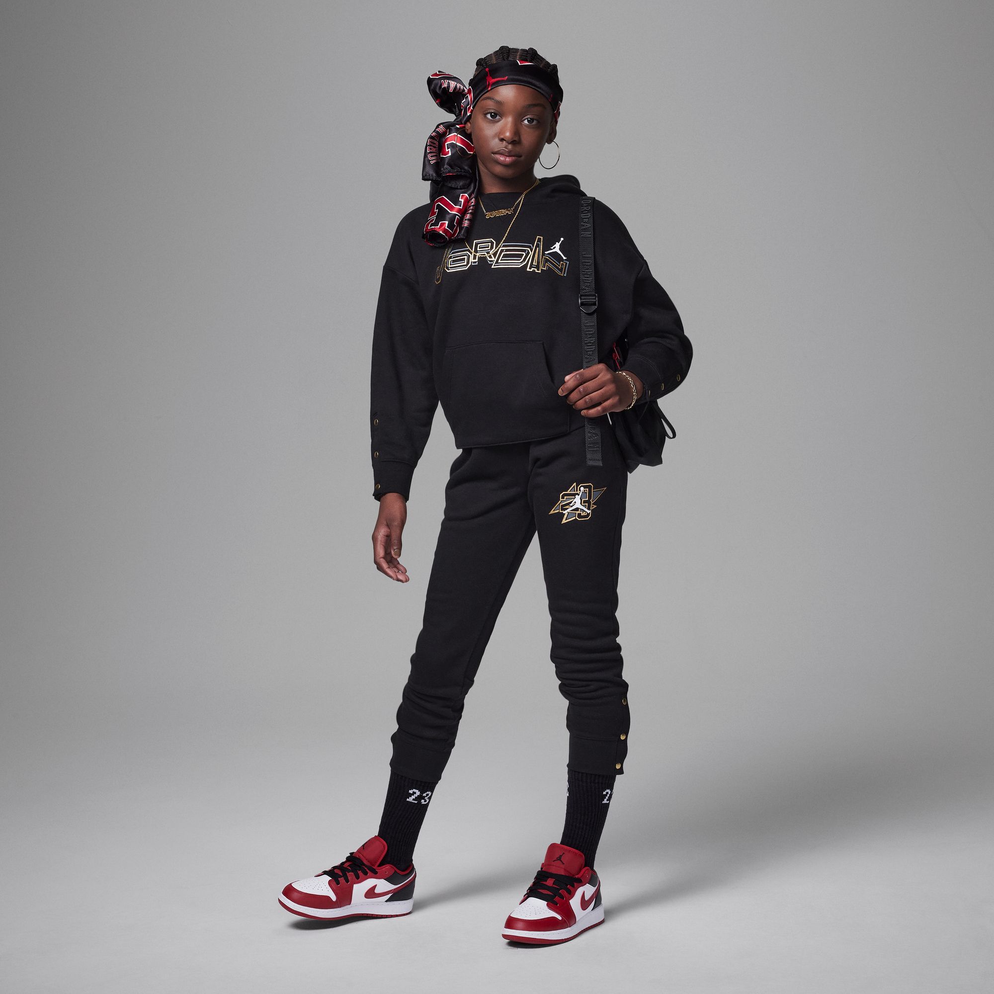 Jordan Take Flight Snap Fleece Pants image number 3