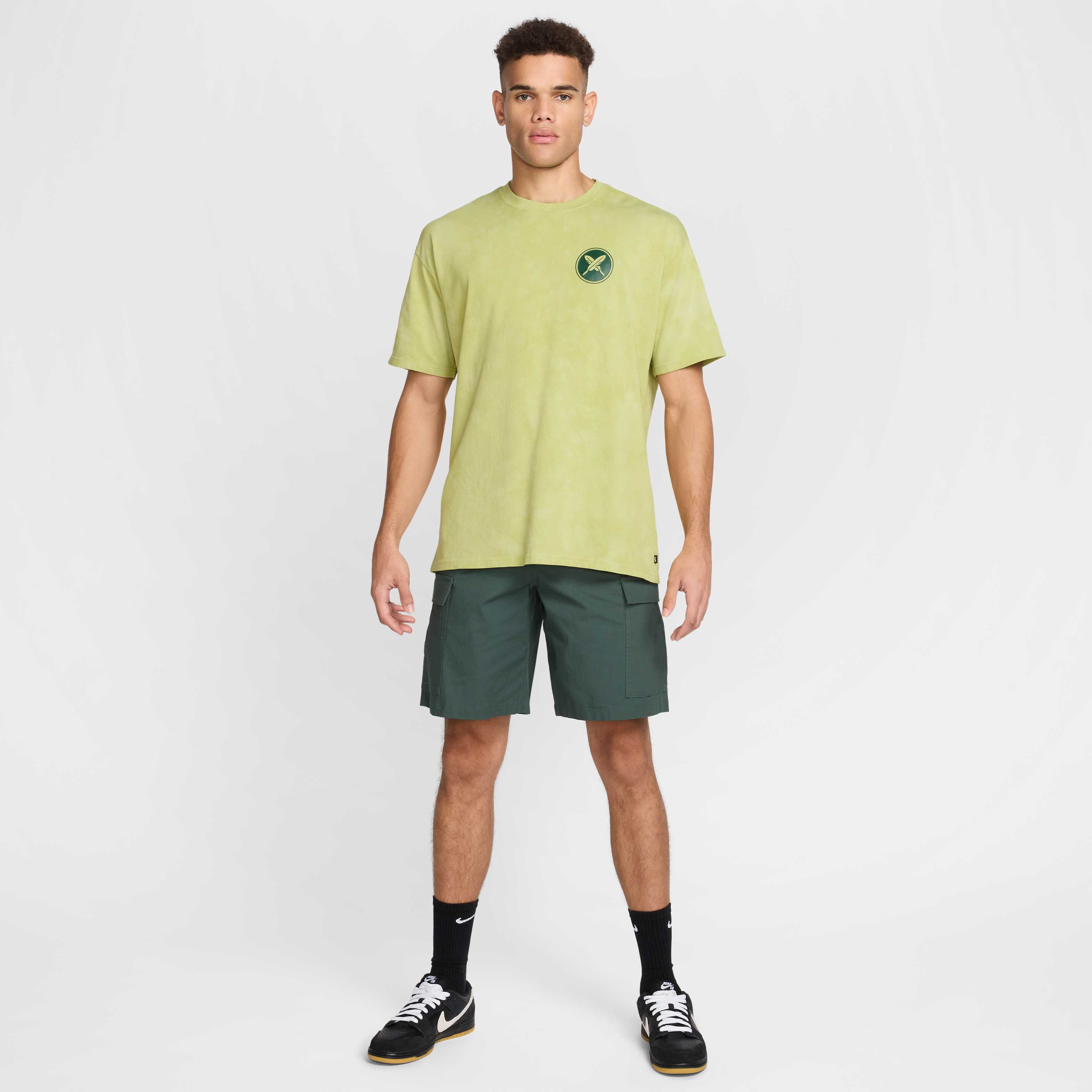 Buy Nike SB Yuto Horigome Skate T-Shirt - Olive Aura/Dusty