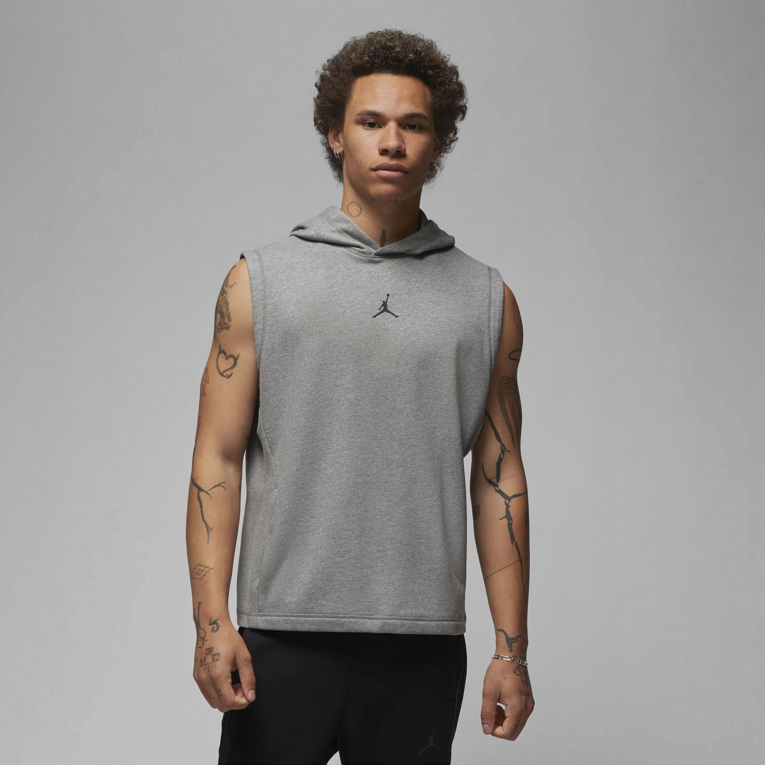 Buy Jordan Dri FIT Sport Men s Fleece Sleeveless Hoodie Nike UAE Official