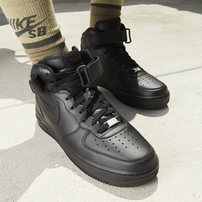 All black air force high top sales