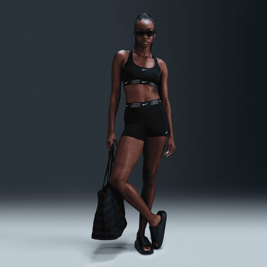 تخفيضات ملابس سباحة نسائية-نايك سويم, نايكي سويم فيوجين لوجو تيب, شورت كيك للنساء